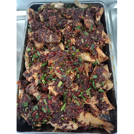 豆豉油淋海鱼